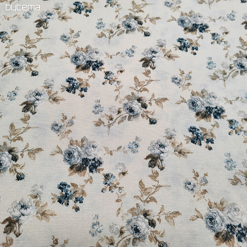 Dekoratív szövet BLUE ROSE ALISA