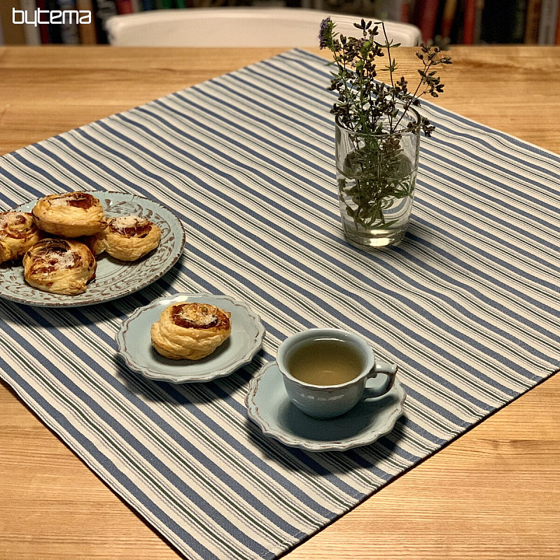 Abrosz és sál TOSCANA VALERY MULTI STRIPE kék