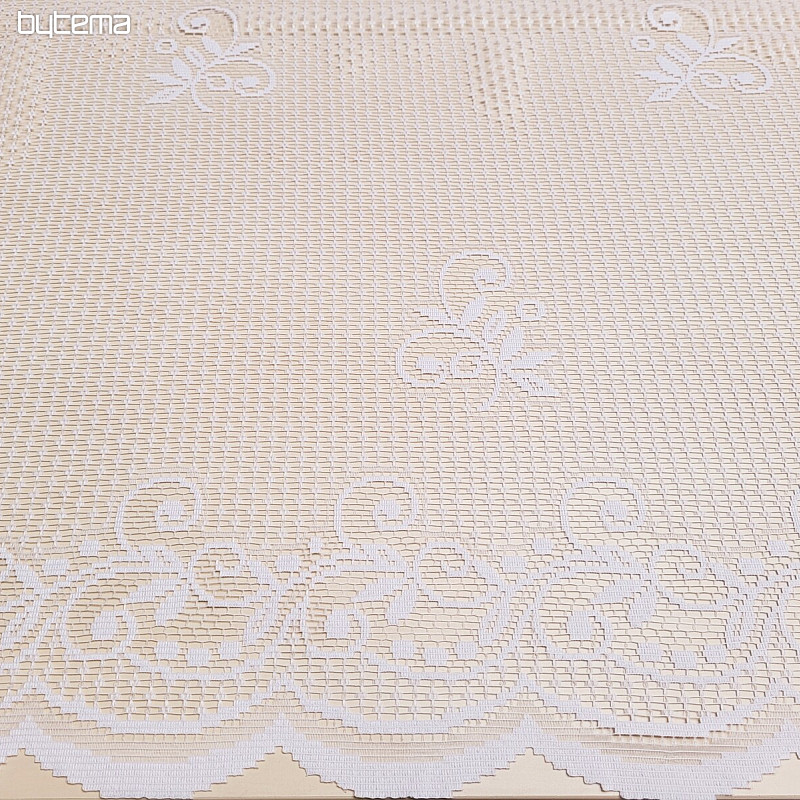 Jacquard függöny V 215 fehér