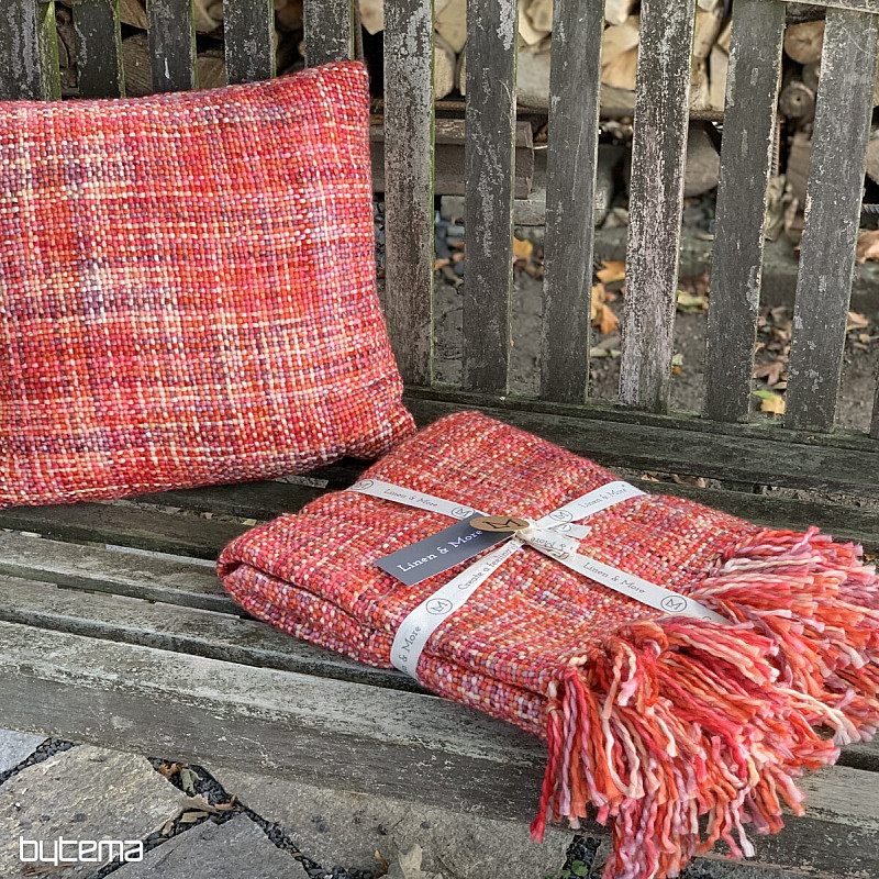 Luxus díszpárna YARA RED piros