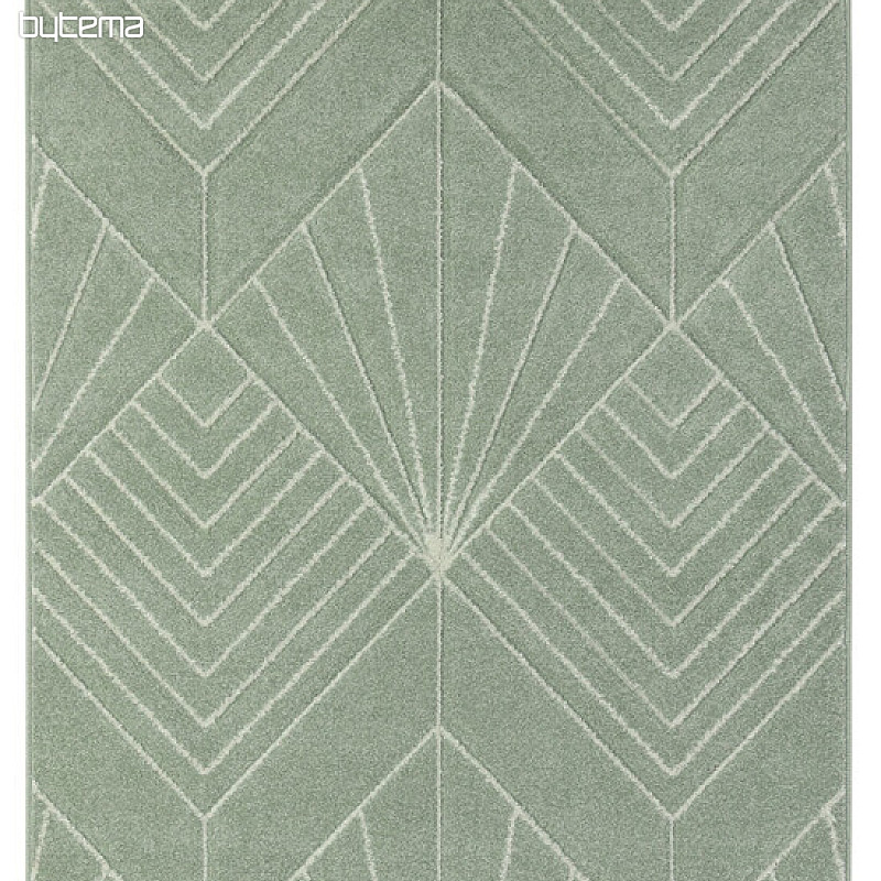 Darab szőnyeg PORTLAND fehér zöld