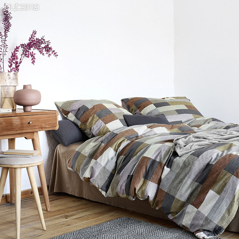 Flanel ágynemű IRISETTE KOALA 8534-50 barna szürke