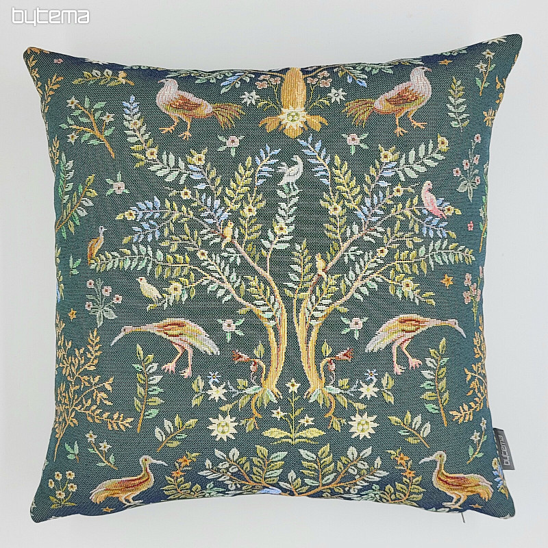 Gobelin párnahuzat WILLIAM MORRIS zöld - az egész