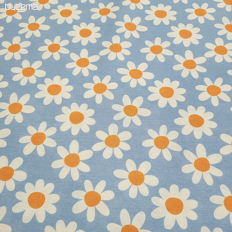 Dekoratív anyag DAISIES BLUE