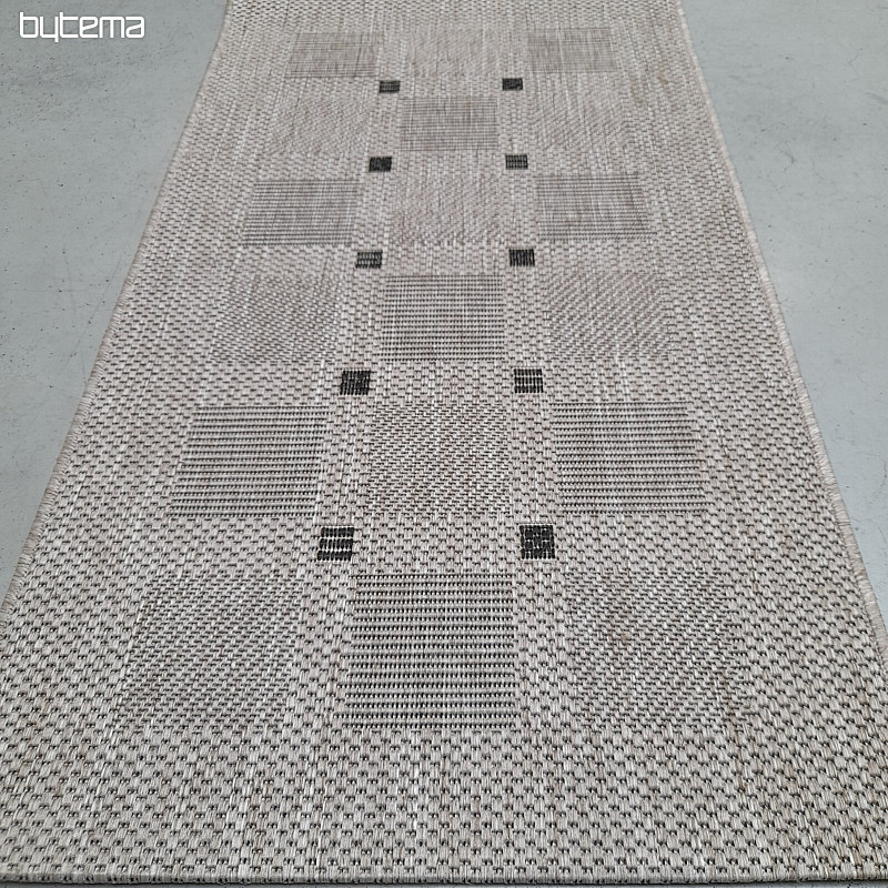 Szőnyegbouclé FLOORLUX 20079/04 pöttyös ezüst -fekete