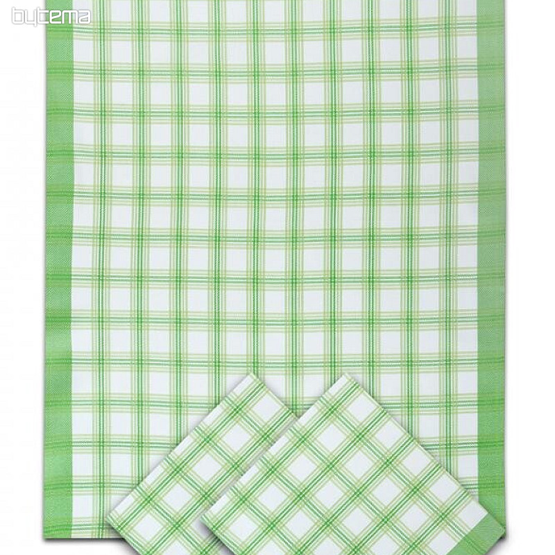 Bambusz törölközők LARGE CUBE GREEN