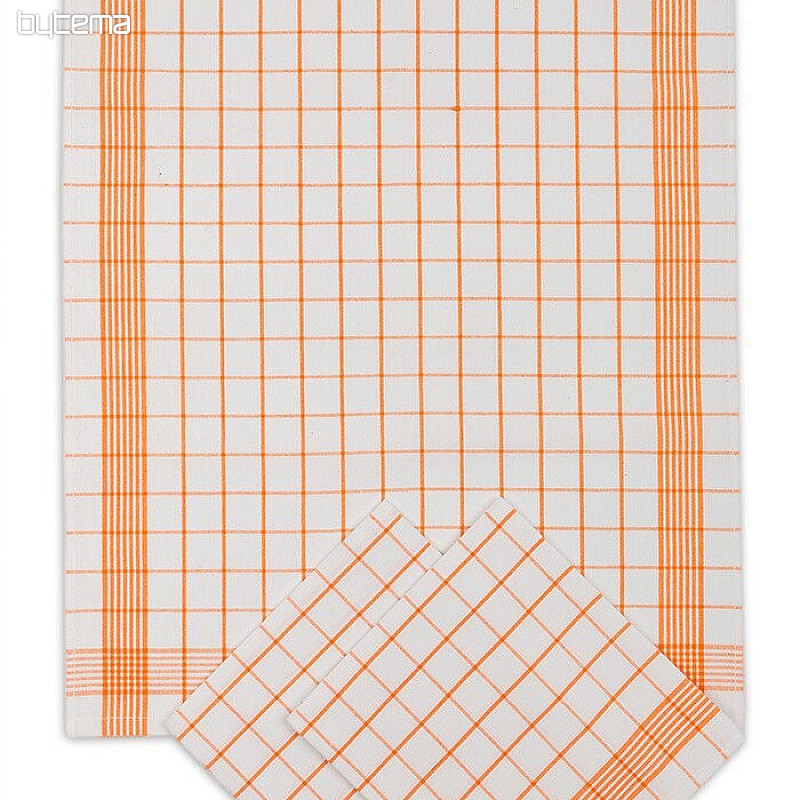 Pamut törölközők POSITIV ORANGE CHECK