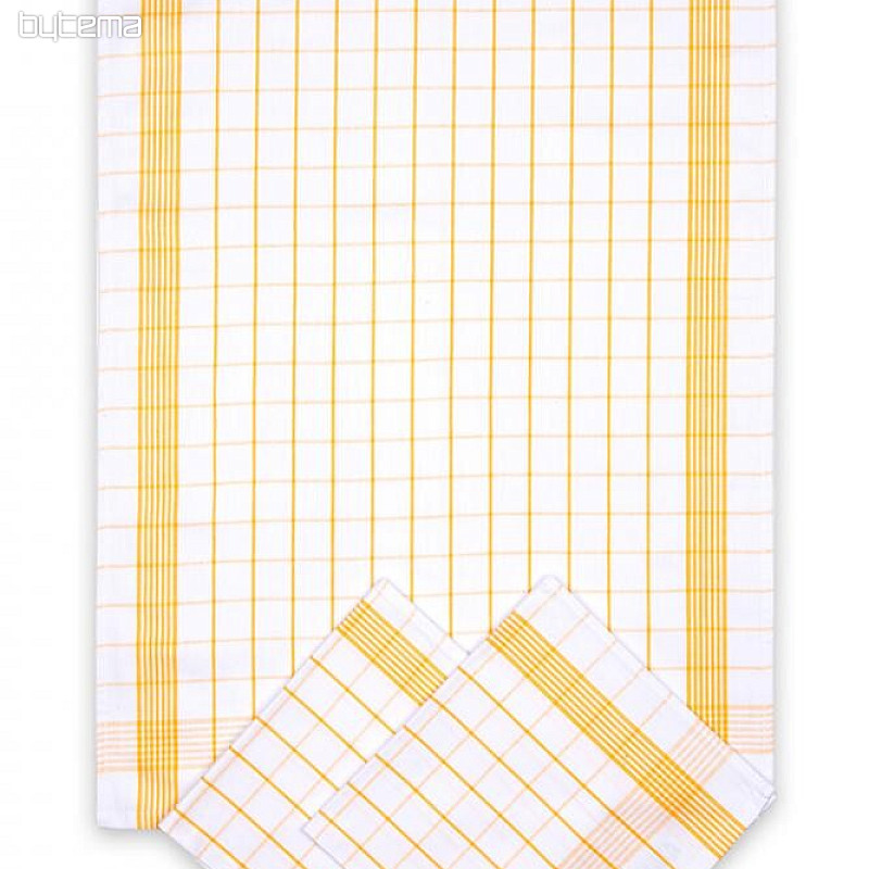Pamut törölközők POSITIV YELLOW CHECK
