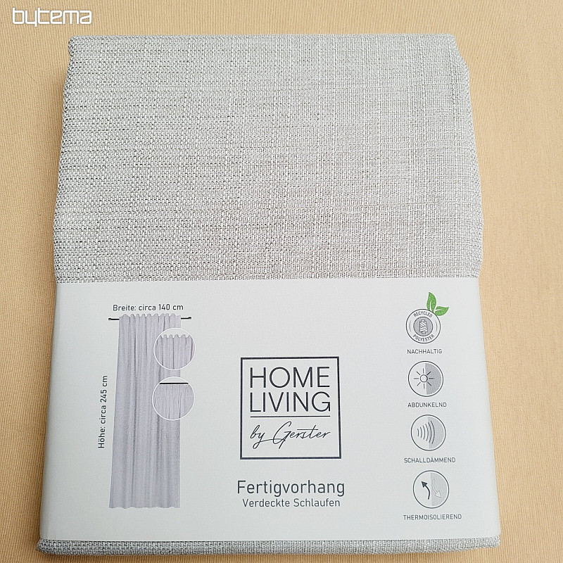 Luxus kész függöny HOME LIVING bézs szürke