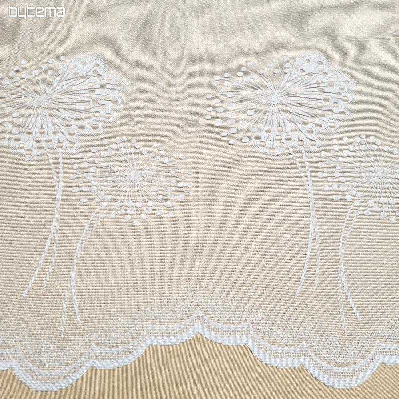 Jacquard függöny CHMÝŘÍ fehér