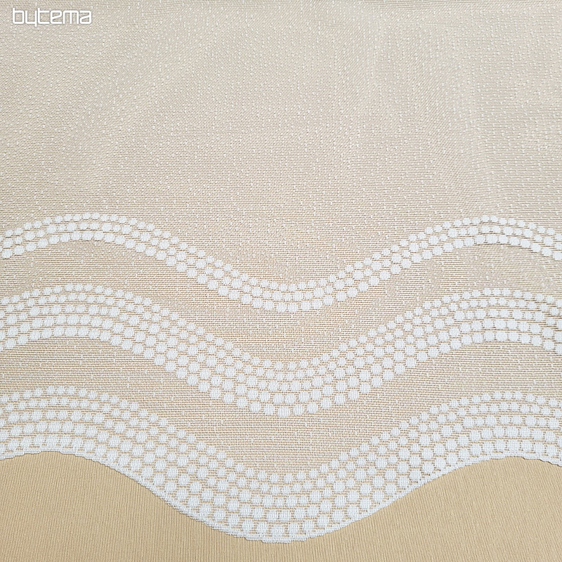 Jacquard függöny DOTS fehér