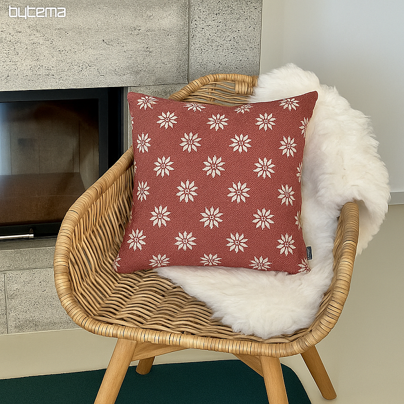 Luxus dekoratív huzat PROTEŽ ALPINE RED