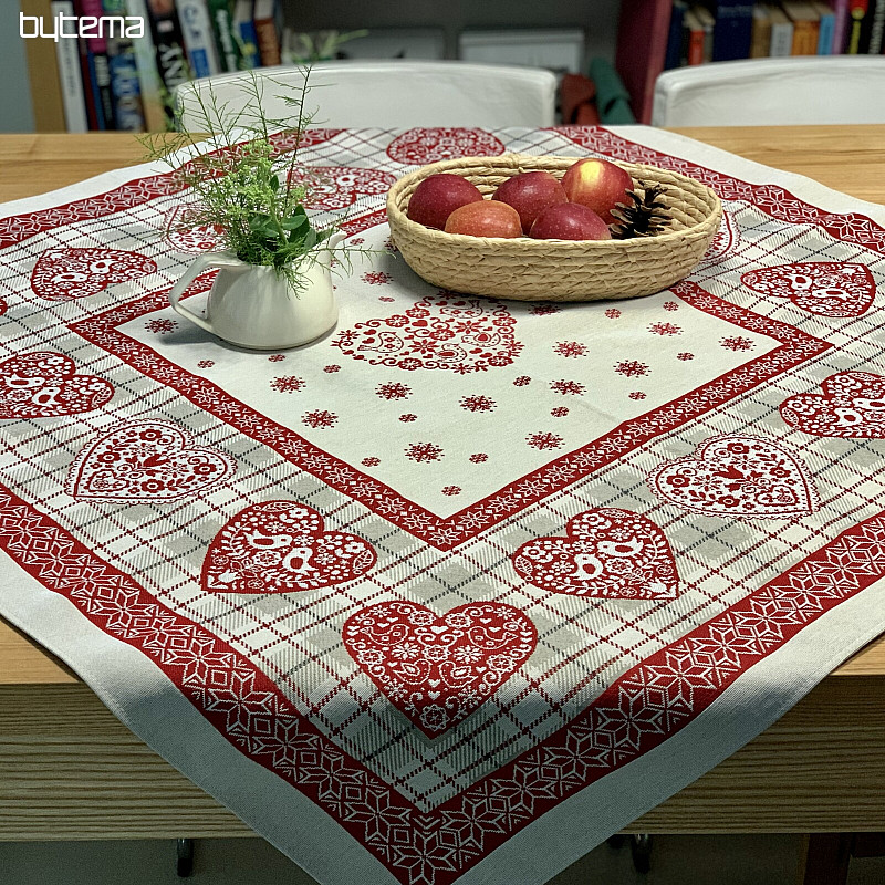 Gobelin terítő és sál SZÍV KARA