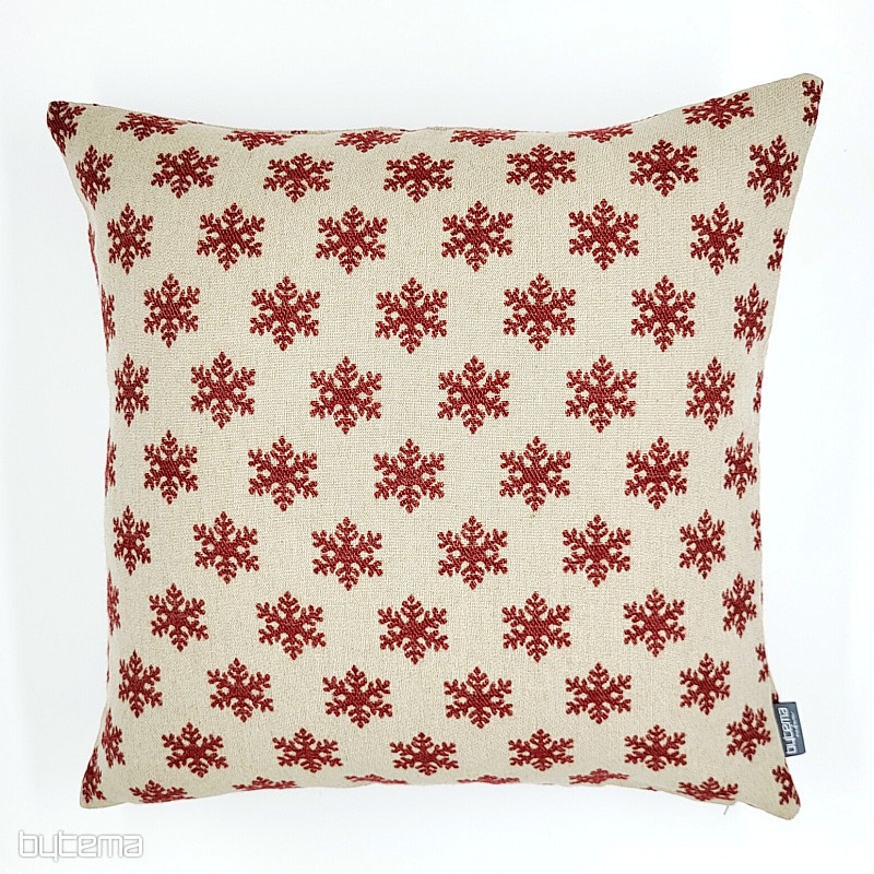 Luxus dekoratív huzat FLAKES RED B