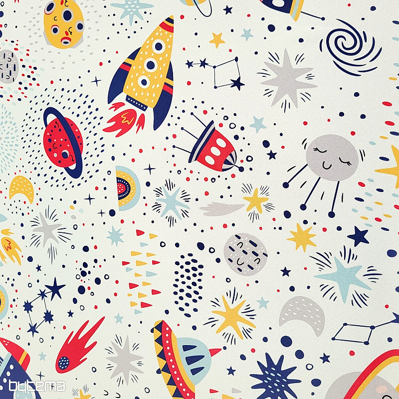 Dekoratív szövet BLACK OUT Space