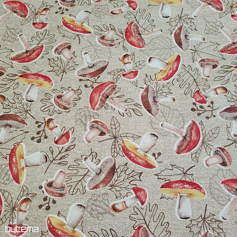 Dekoratív szövet GOMBA