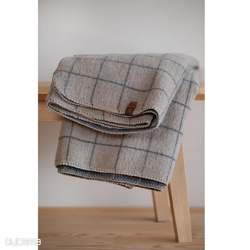 Takaró DF MERANO SZÜRKE KOCKÁS