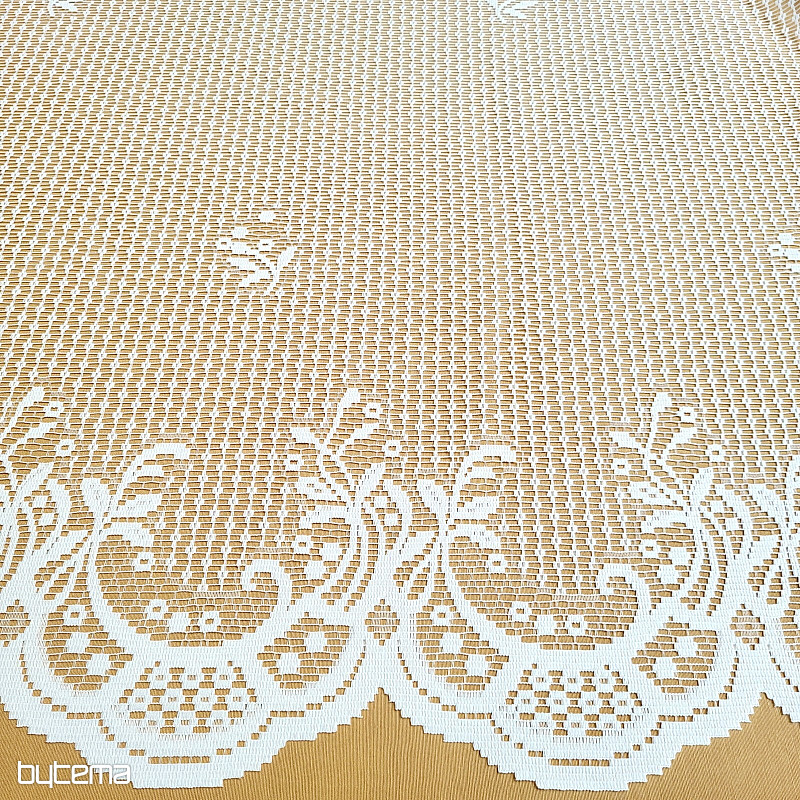 HEDA fehér jacquard függöny