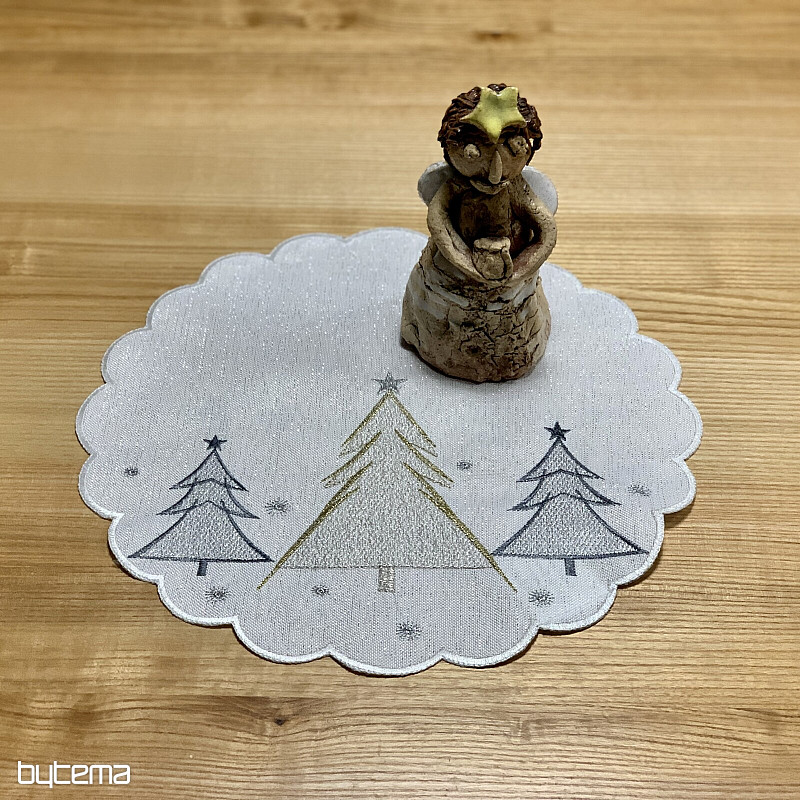 Alátét SZÜRKE ARANY FÁK