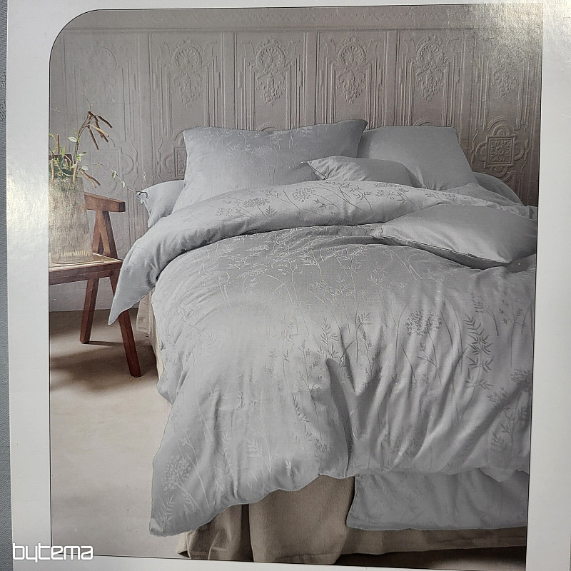 Luxus pamut damaszt RIO VILÁGOS SZÜRKE