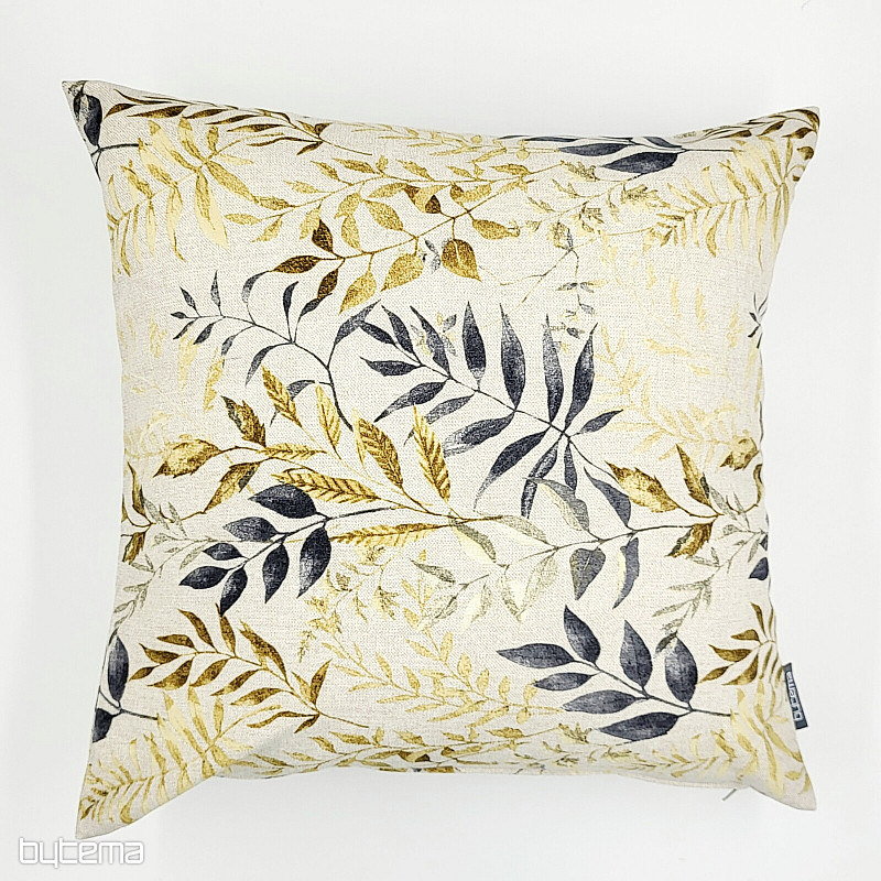 Dekoratív takaró MARACAIBO levelek szürke