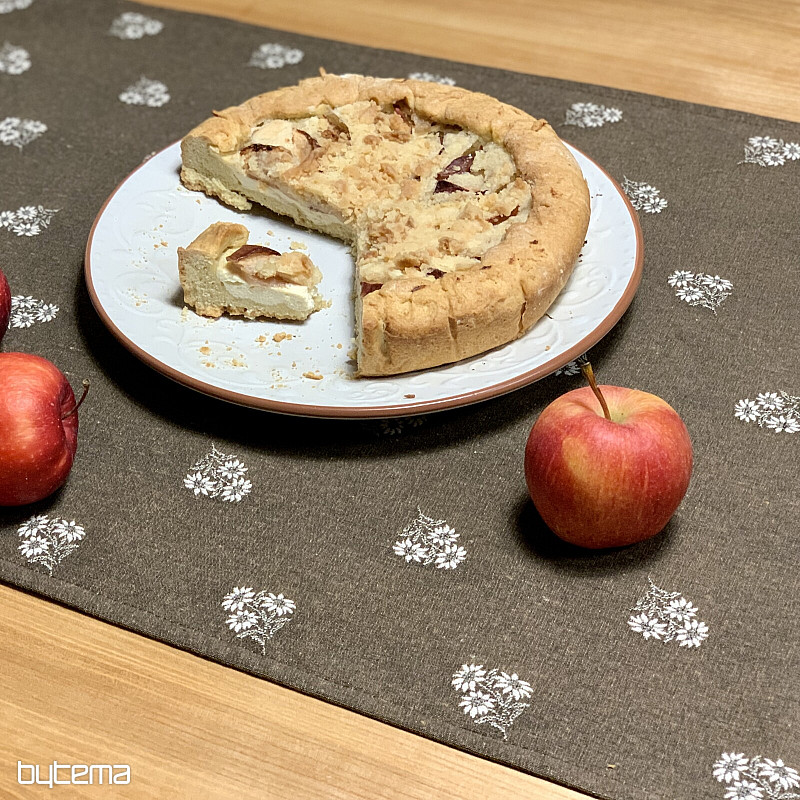 Jacquard sál ALPINE WOOLS BROWN