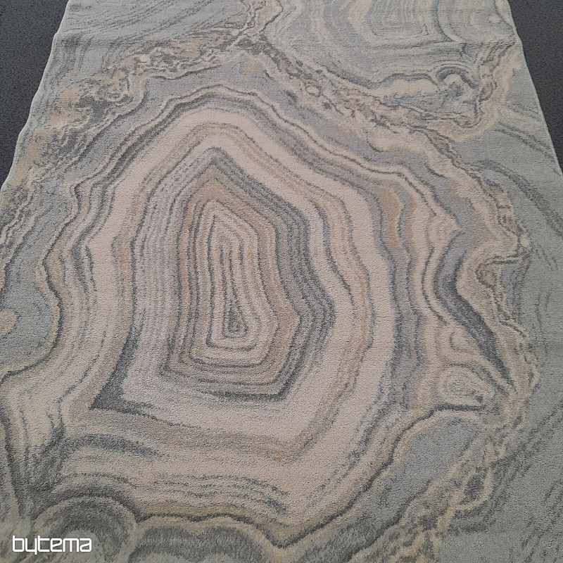 Luxus gyapjú szőnyeg ISFAHAN Efez szürke