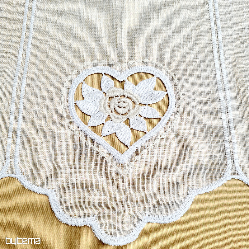 Ólomüveg függöny SZÍV BÉZS