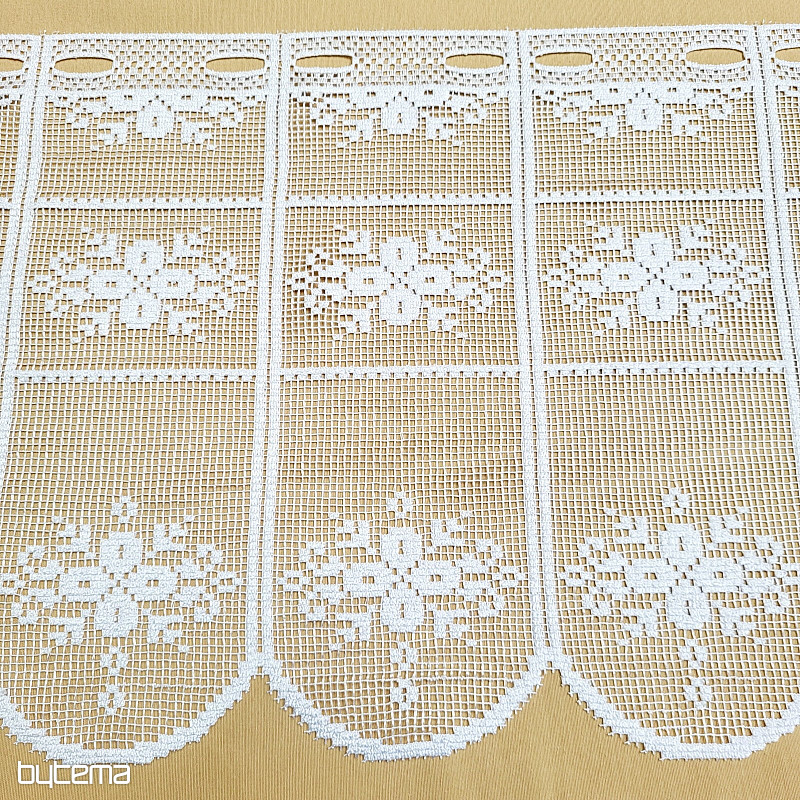 OTYLKA FEHÉR ólomüveg függöny