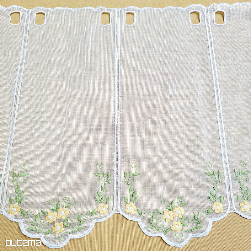 SÁRGA VIRÁGOK üvegfüggöny