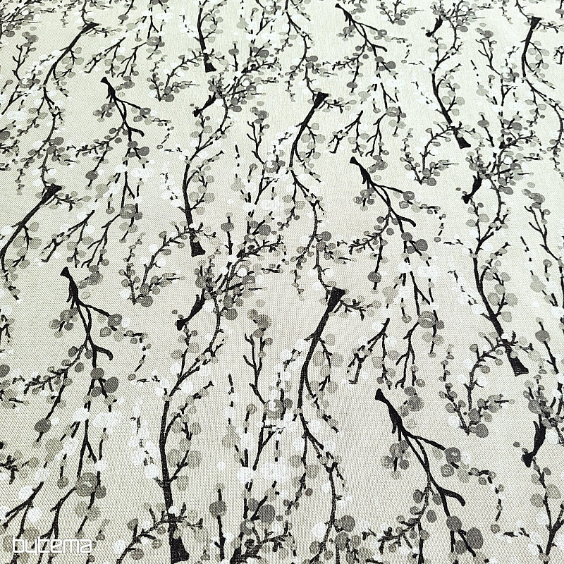 Dekoratív anyag TREE BUBBLES GREY