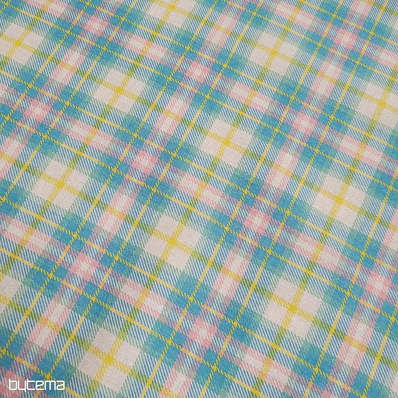 Dekoratív anyag DEMER ZÖLD RÓZSASZÍN