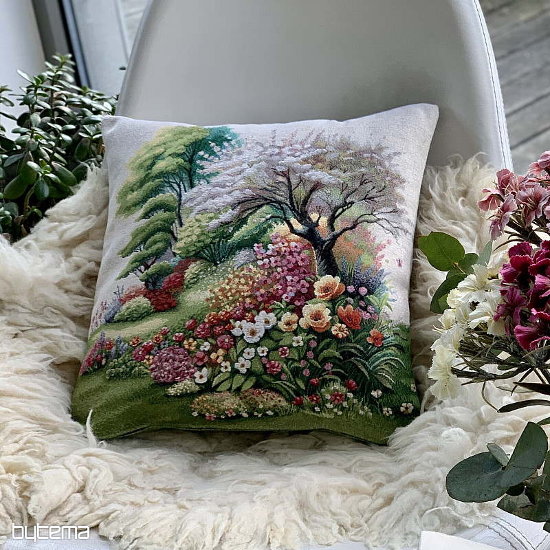 Gobelin párnahuzat CSENDÉLET A PARKBAN