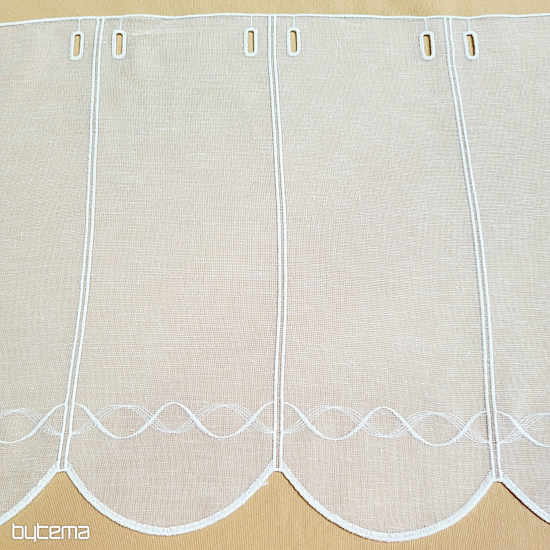 Függöny ólomüveghez GERSTER 11883 fehér