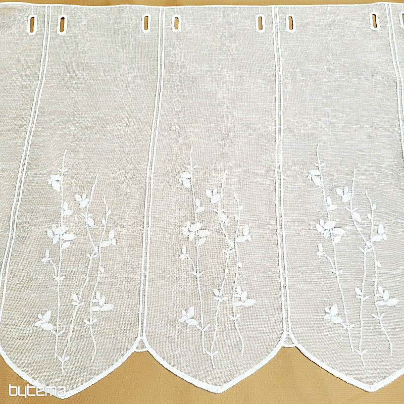 Függöny ólomüveghez GERSTER 11886 krémszínű