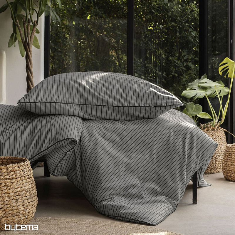 IRISETTE luxus pamutszatén TOKIO 8607-11 szürke