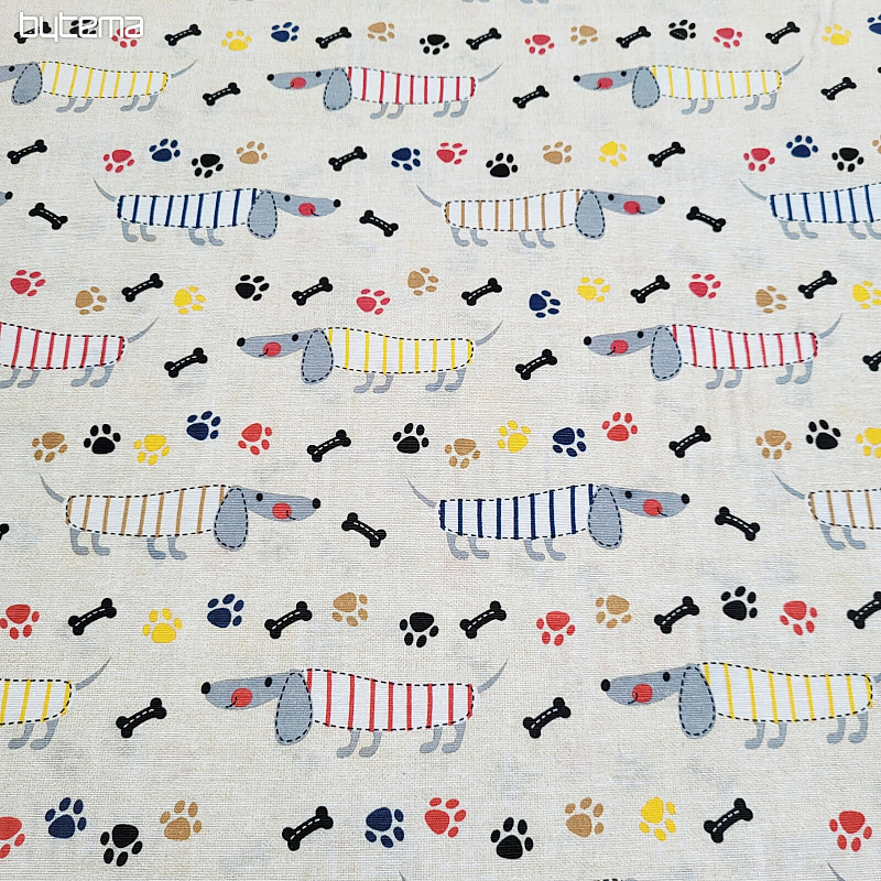 Dekoratív anyag DACHSHUND MORRIS szürke