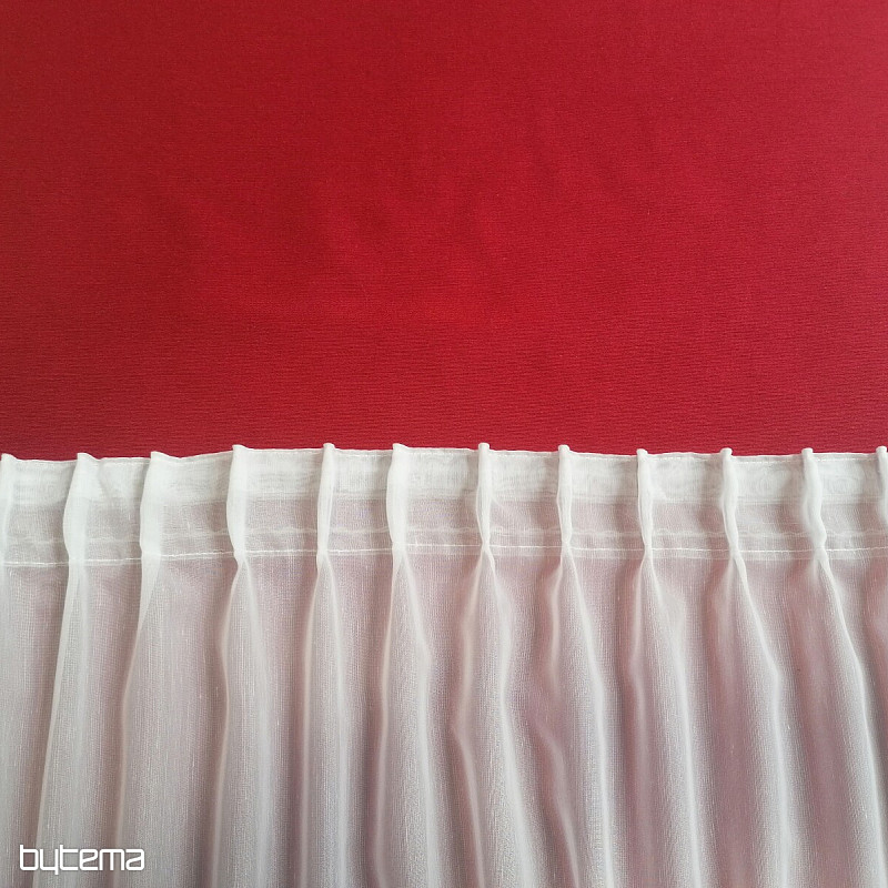 Kiszélesedő függönyszalag 8 cm, 1:1,5