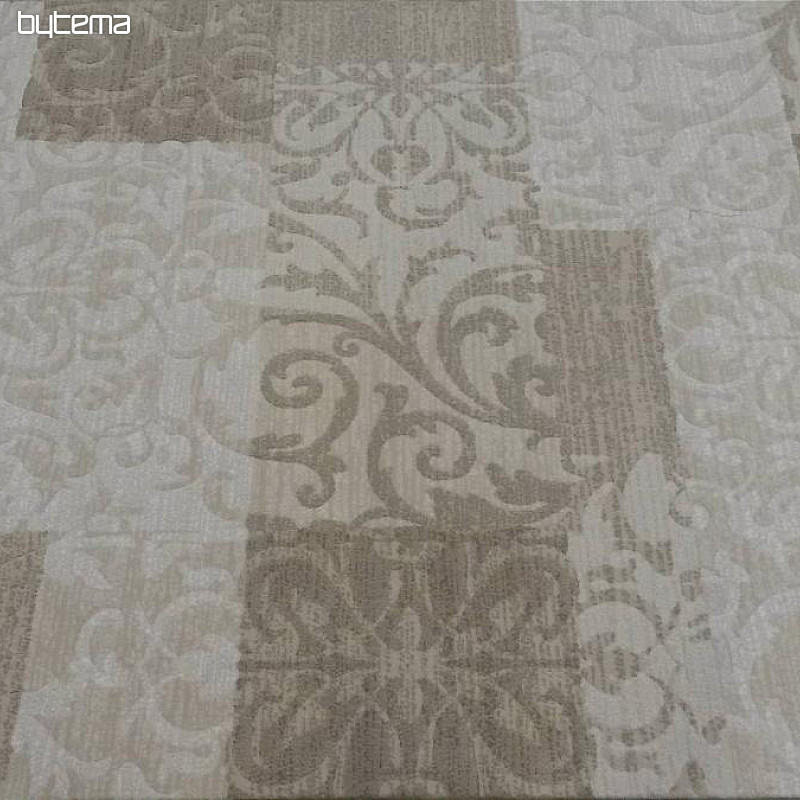 modern darab szőnyeg FONTANA zöld-fehér