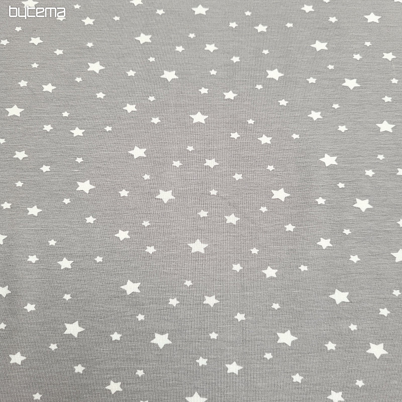 Pamut kötött ZETOILE STARS GREY