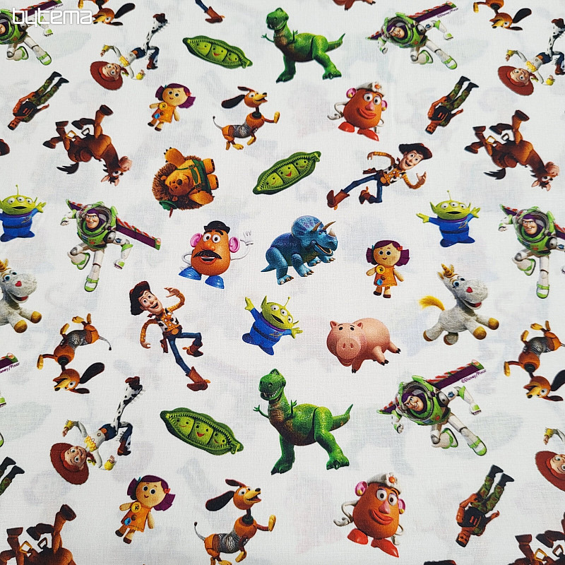 TOY STORY pamutszövet