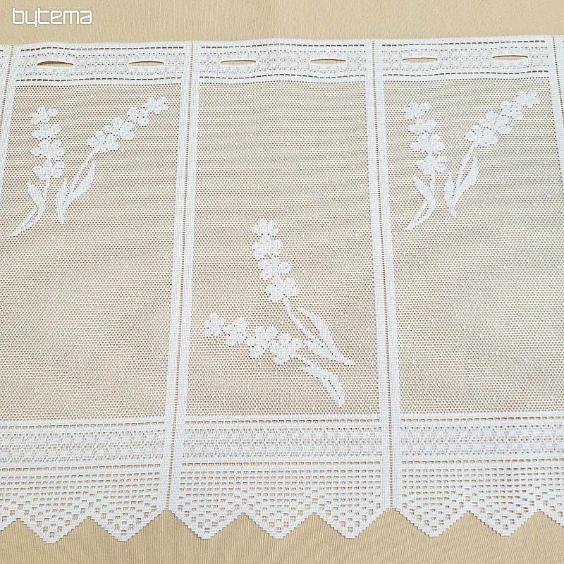 Modern jacquard függöny ólomüveghez LAVENDER A370601