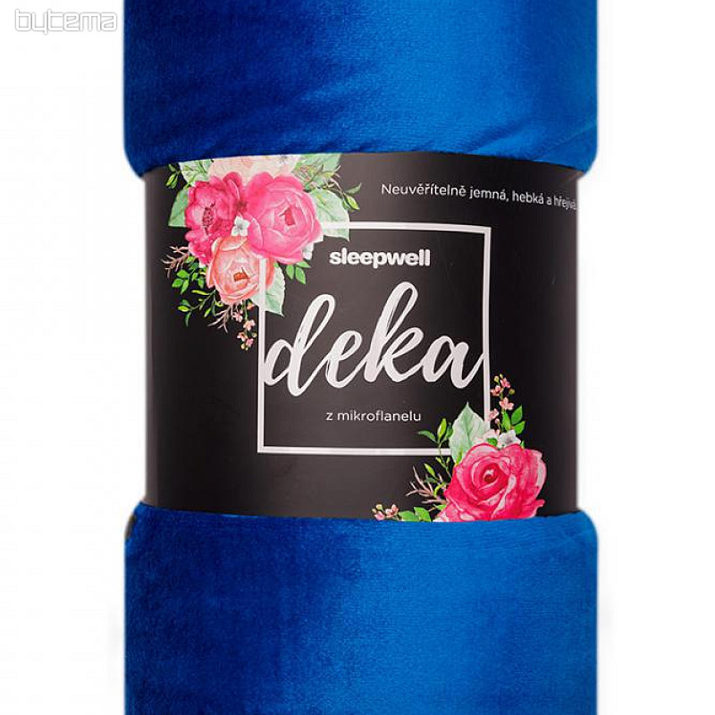 mikroflannel takaró 150x200 királykék