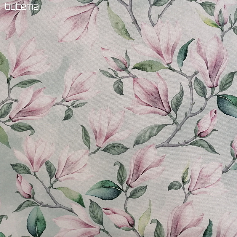 Dekoratív szövet MAGNOLIA zöld
