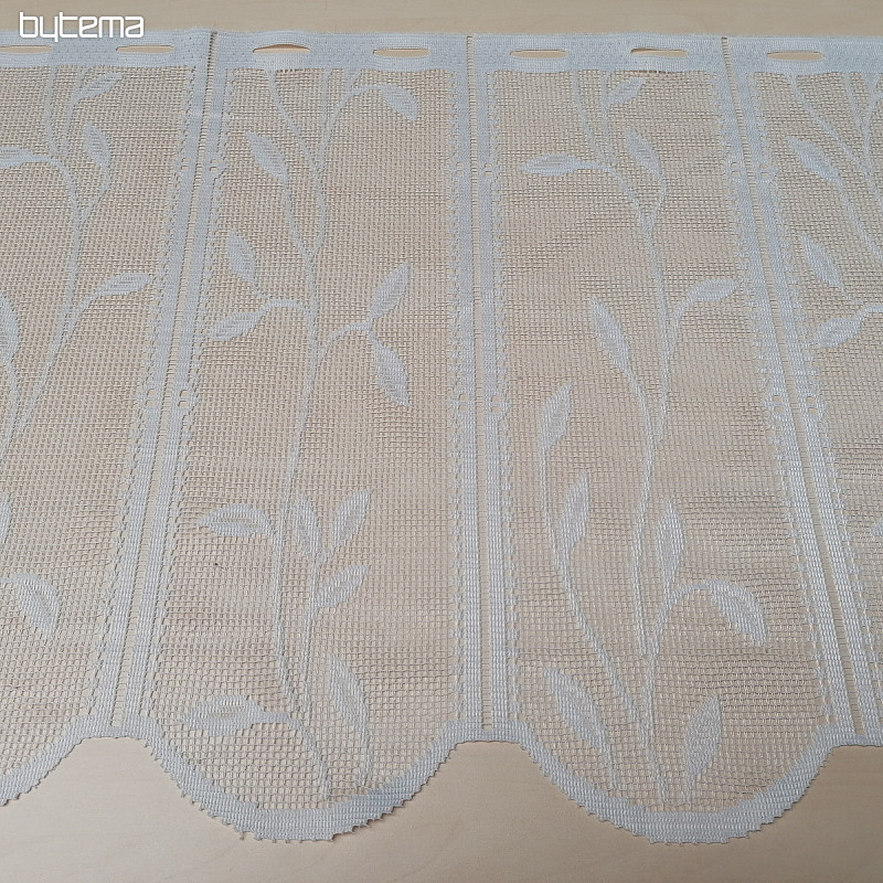 Jacquard függöny ólomüveg leveleken