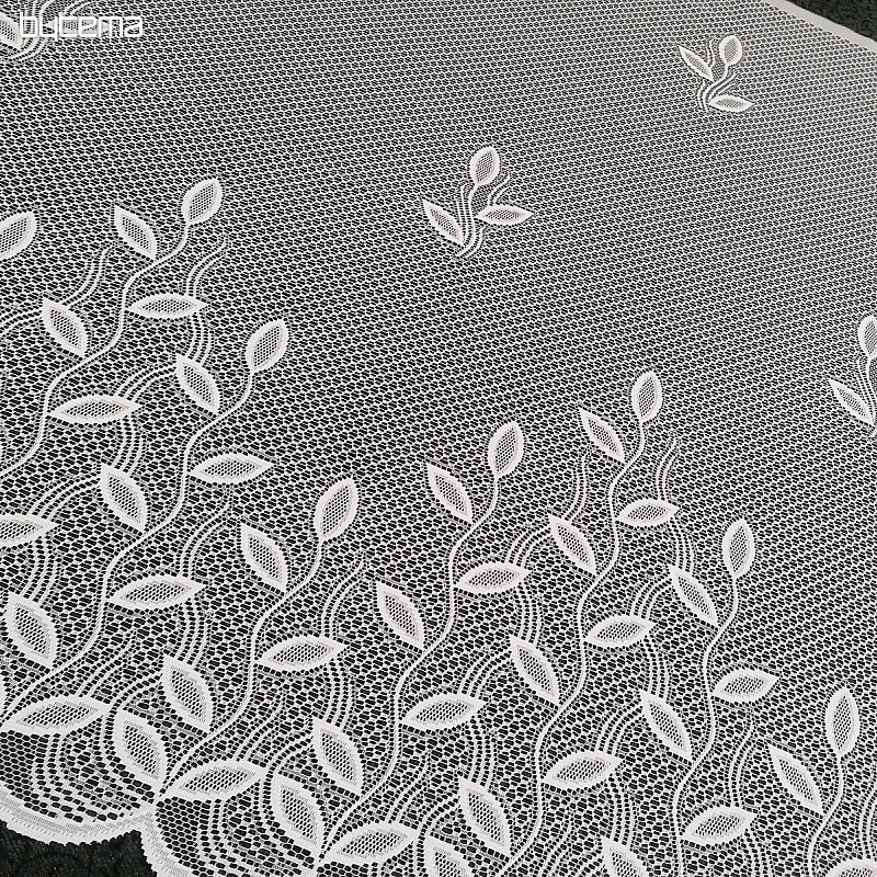 Jacquard függöny Levelek