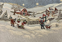 KEREK GOBELLINE SZALVÉTÁK