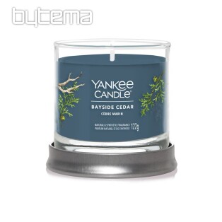 gyertya YANKEE CANDLE illat BAYSIDE CEDAR TUMBER SMALL