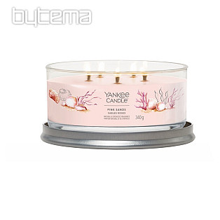 gyertya YANKEE CANDLE illat PINK SANDS TUMBER MEDIUM 5 kanóc