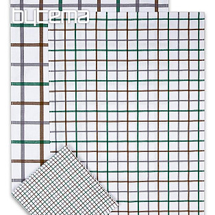 Jacquard konyharuhák MIX CHECK GREEN